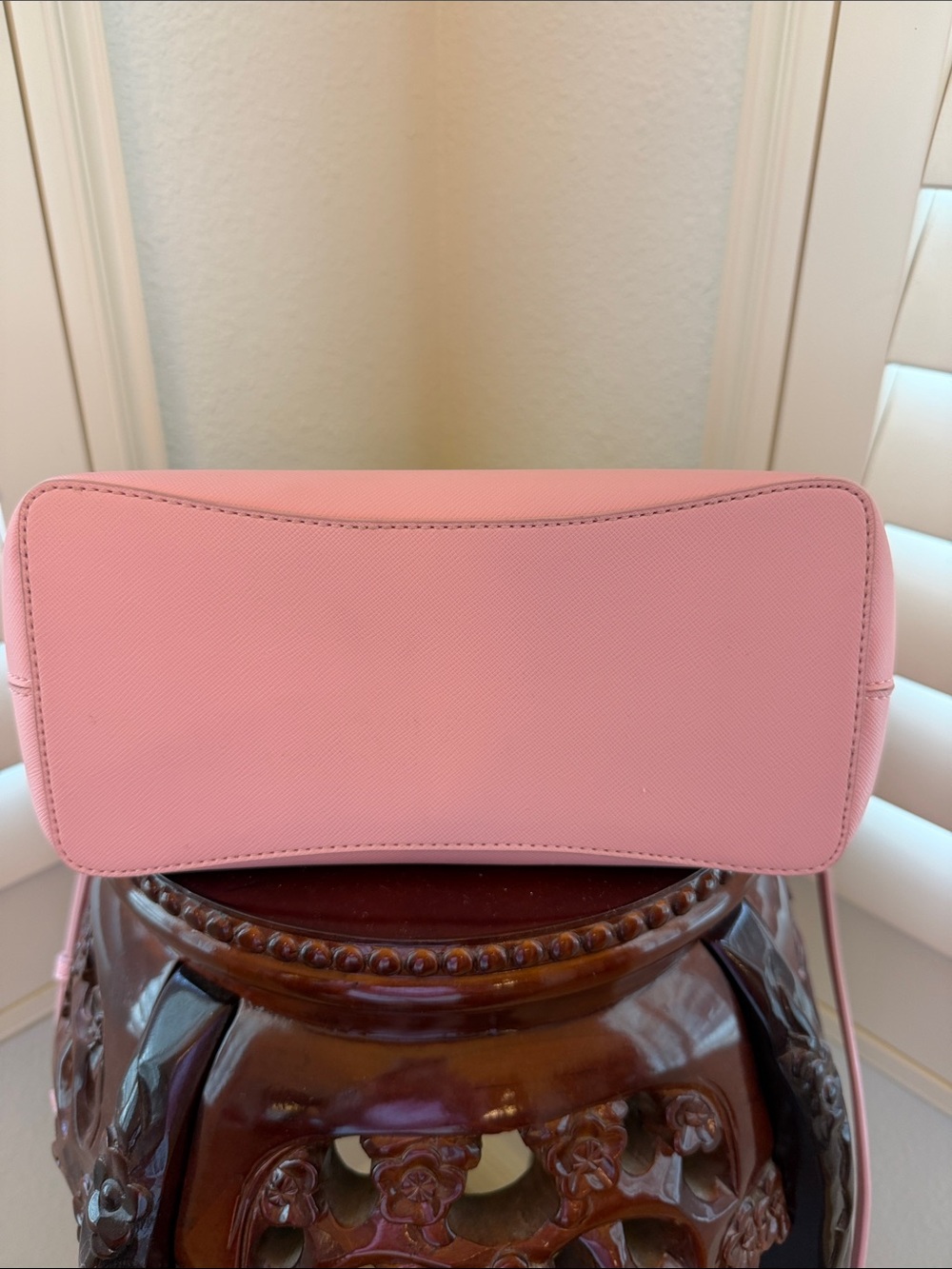 Kate Spade Pink Glitter Mixed In Tote Bag Authentic Crossbody Top Zipper - Picture 5 of 11